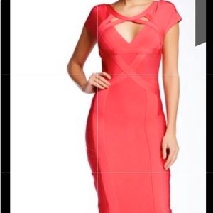 Lotus Threads Cross Front Bandage Dress